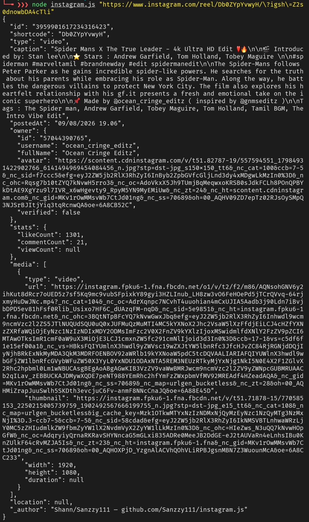 contoh download video